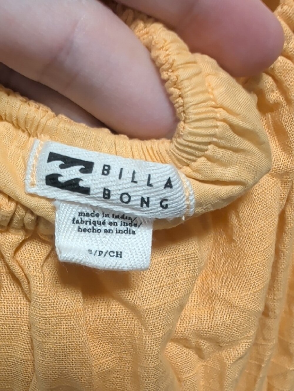 EUC Billabong Bright Yellow Square-Neck Maxi Dress - Picture 3 of 6